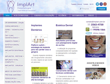 Tablet Screenshot of implart.com.br